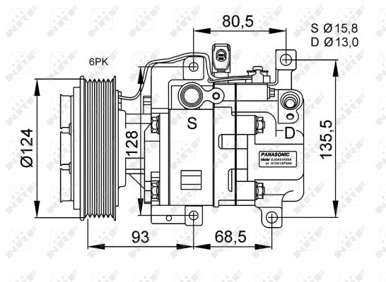 Compresor NRF 32408G