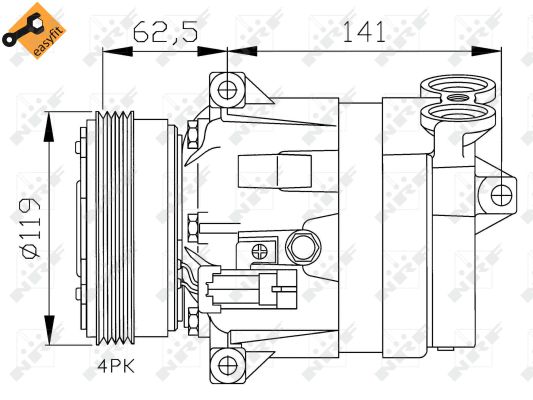 Compresor NRF 32421