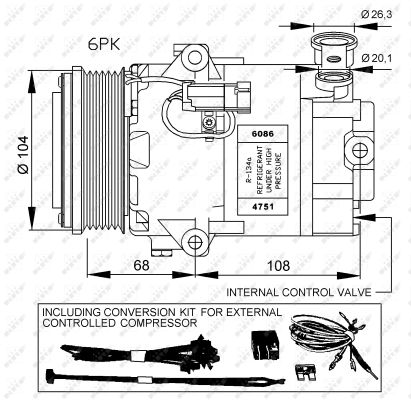 Compresor NRF 32428G