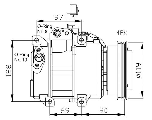 Compresor NRF 32441G