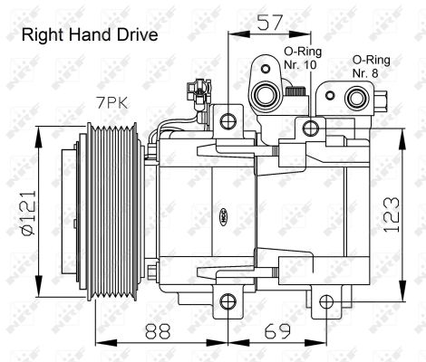 Compresor NRF 32443G