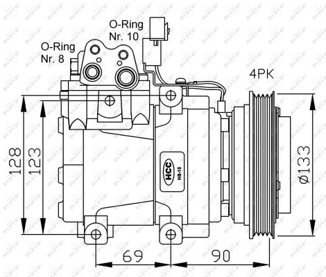 Compresor NRF 32446G