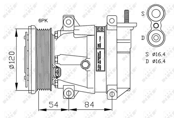 Compresor NRF 32484G