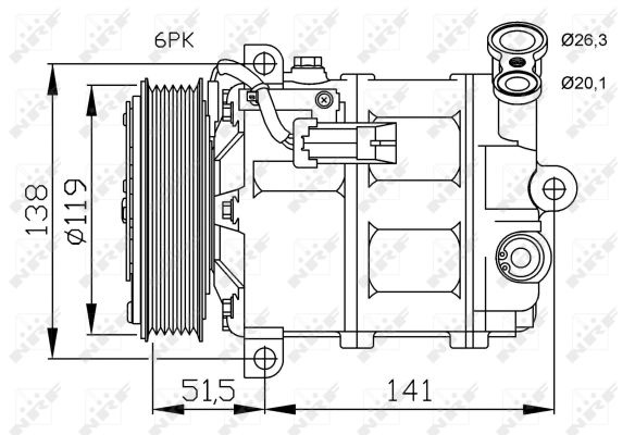 Compresor NRF 32499G