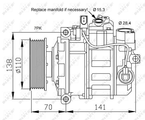 Compresor NRF 32613