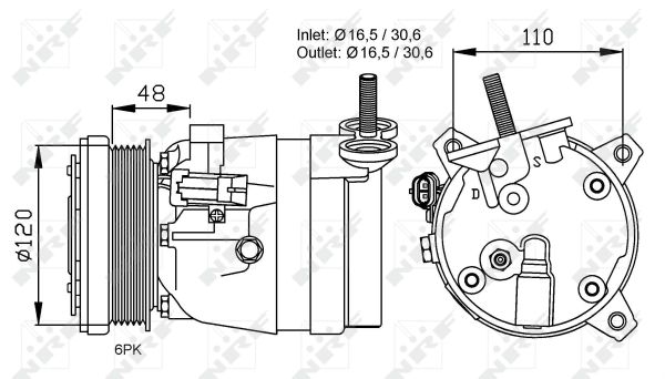 Compresor NRF 32678