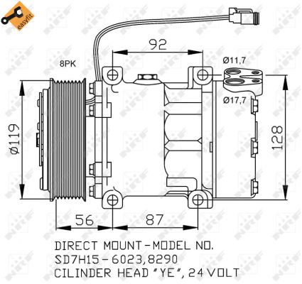 Compresor NRF 32703