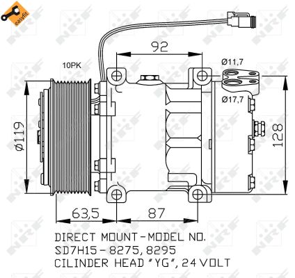 Compresor NRF 32705