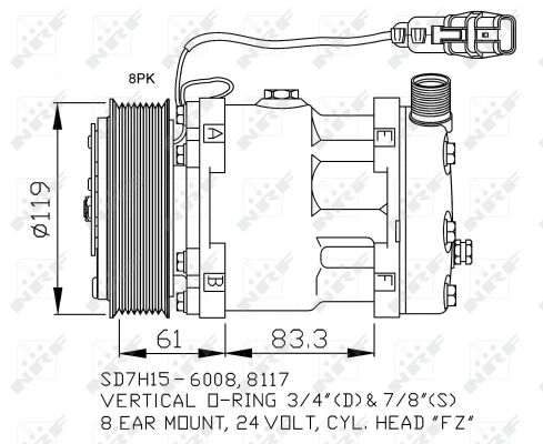 Compresor NRF 32706