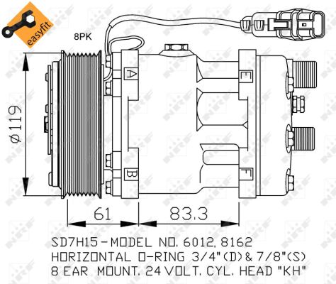 Compresor NRF 32707