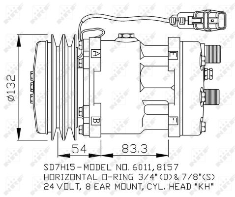 Compresor NRF 32708