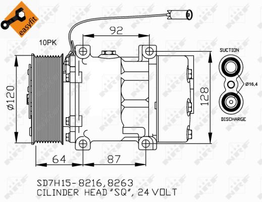 Compresor NRF 32709