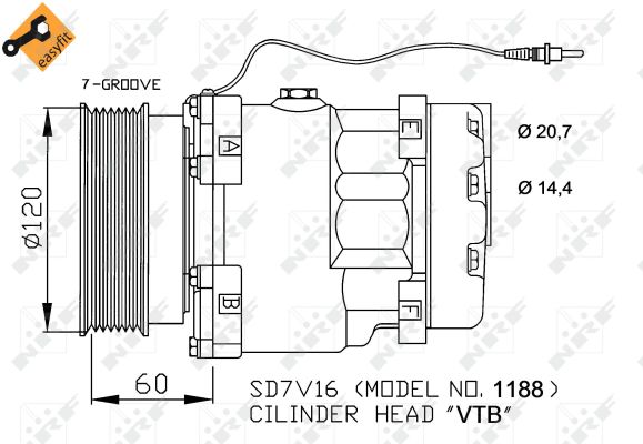 Compresor NRF 32711