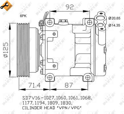 Compresor NRF 32742