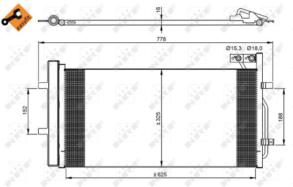 Condensador NRF 350029