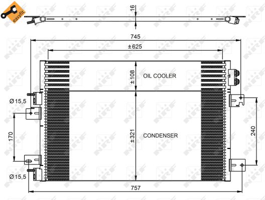 Condensador NRF 350031