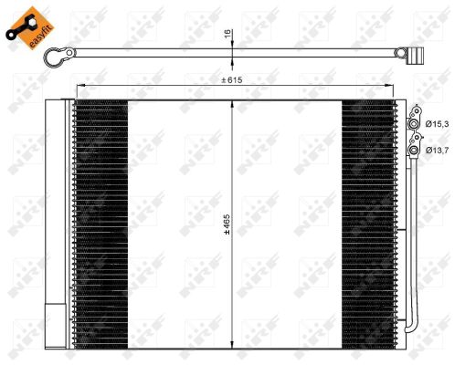 Condensador NRF 350033