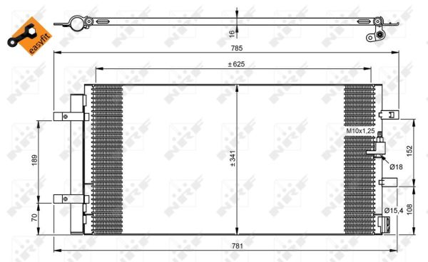 Condensador NRF 350046