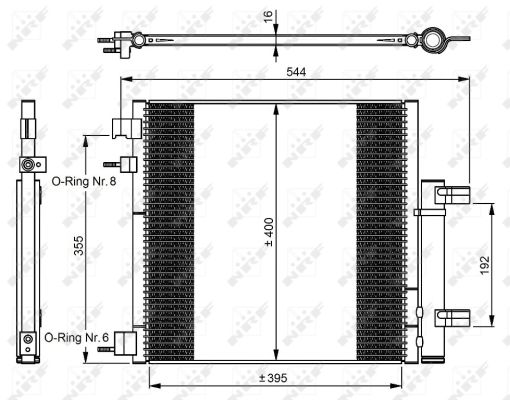 Condensador NRF 350048