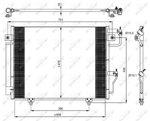 Condensador NRF 350049