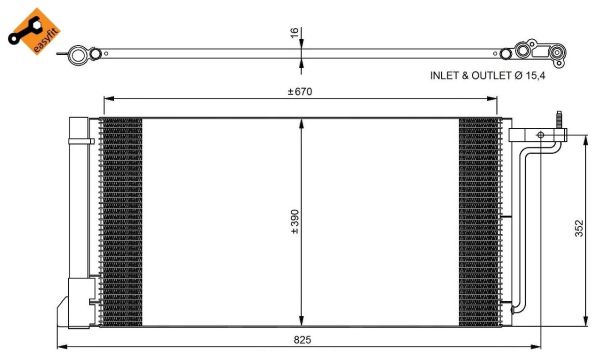 Condensador NRF 350051