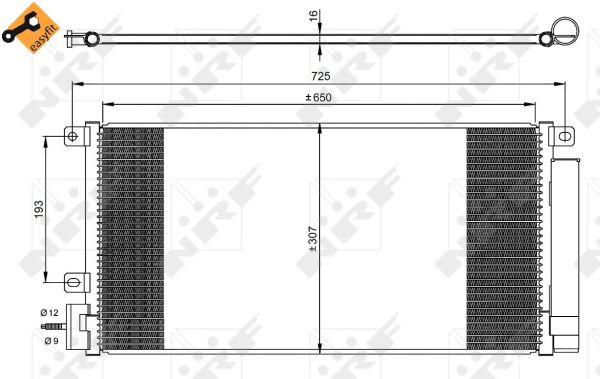 Condensador NRF 350067