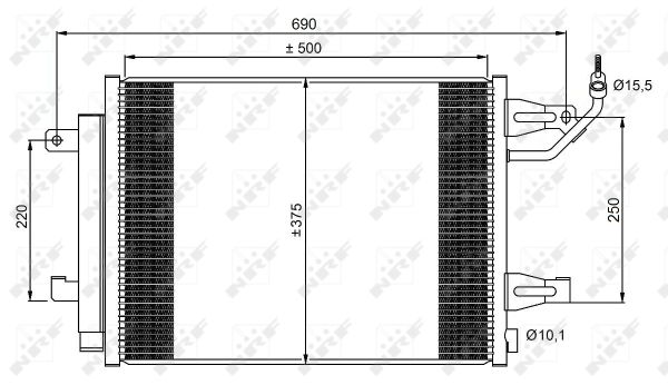 Condensador NRF 350073