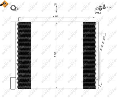 Condensador NRF 350077