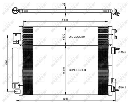 Condensador NRF 350088