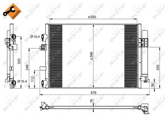 Condensador NRF 350209