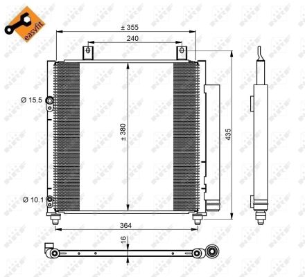 Condensador NRF 350221