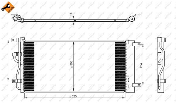 Condensador NRF 350225