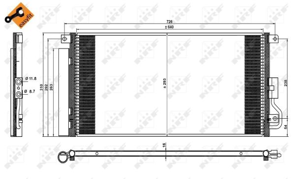 Condensador NRF 350227