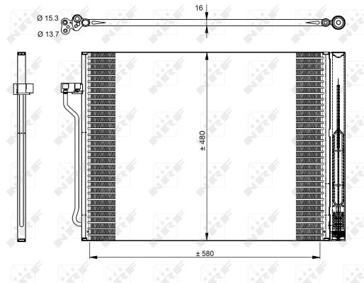 Condensador NRF 350325