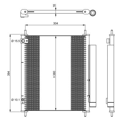 Condensador NRF 350326