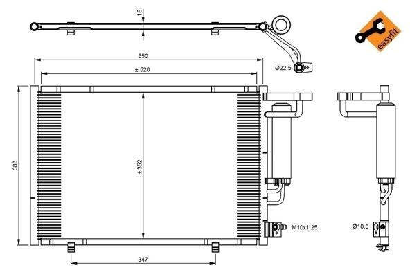 Condensador NRF 350395