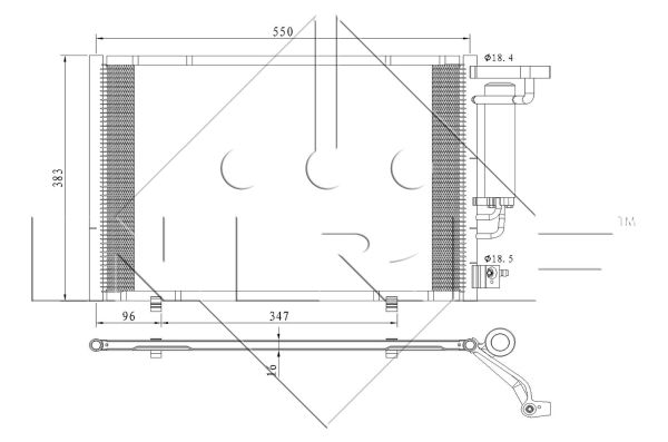 Condensador NRF 350396