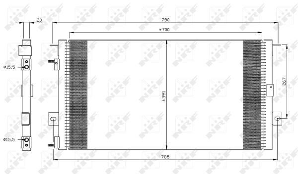 Condensador NRF 35156