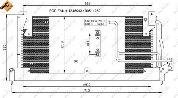 Condensador NRF 35218