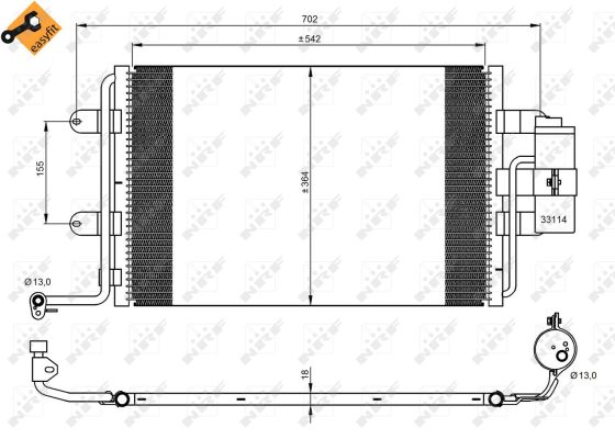 Condensador NRF 35227