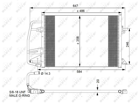 Condensador NRF 35251