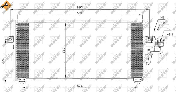 Condensador NRF 35268