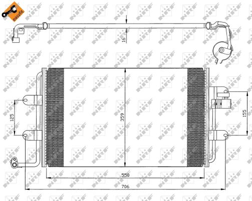 Condensador NRF 35300