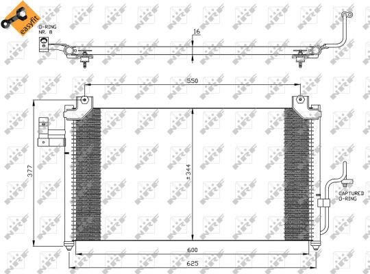 Condensador NRF 35356