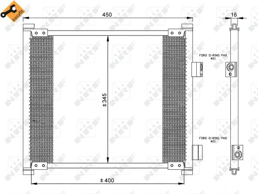 Condensador NRF 35357