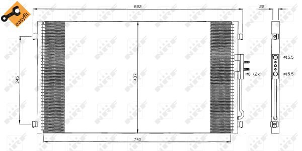 Condensador NRF 35383