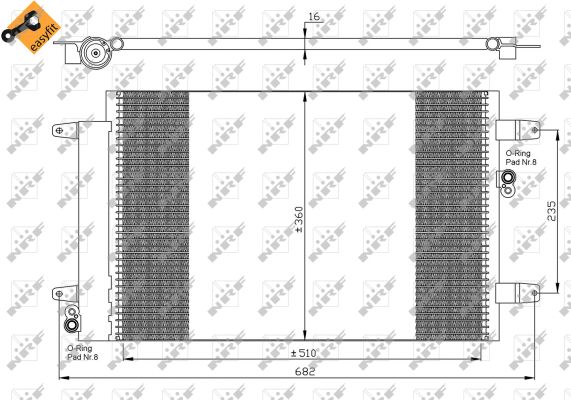 Condensador NRF 35403