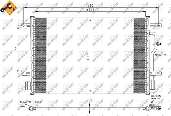 Condensador NRF 35404