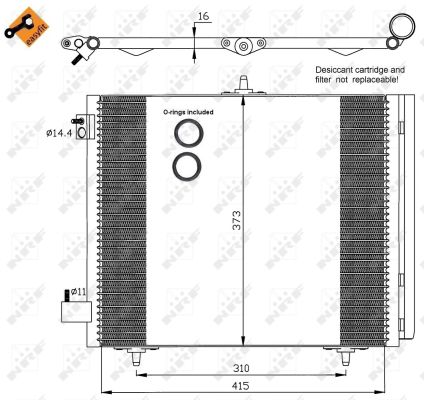 Condensador NRF 35405