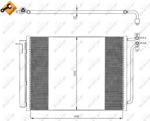 Condensador NRF 35406